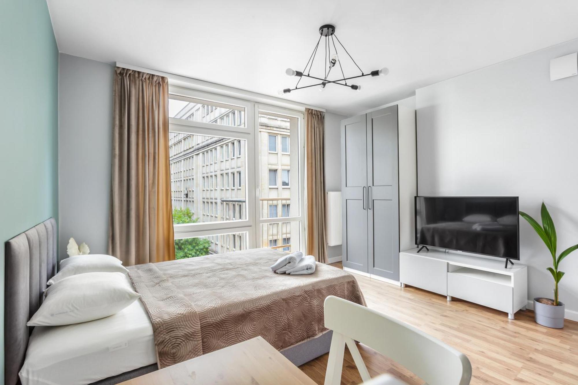 Charming Apartment In The City Center Varsovia Exterior foto